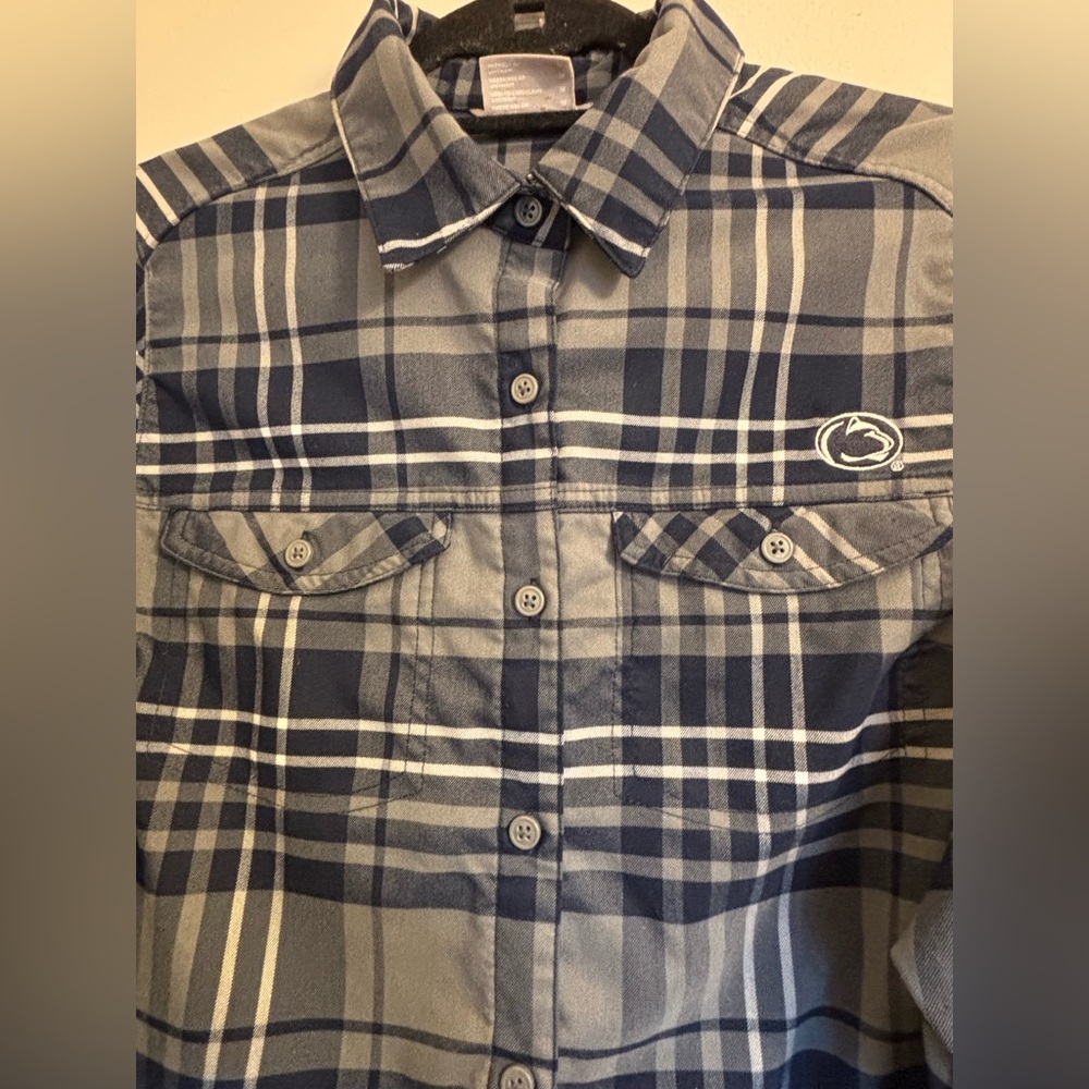 Columbia Penn State University button down shirt youth 12